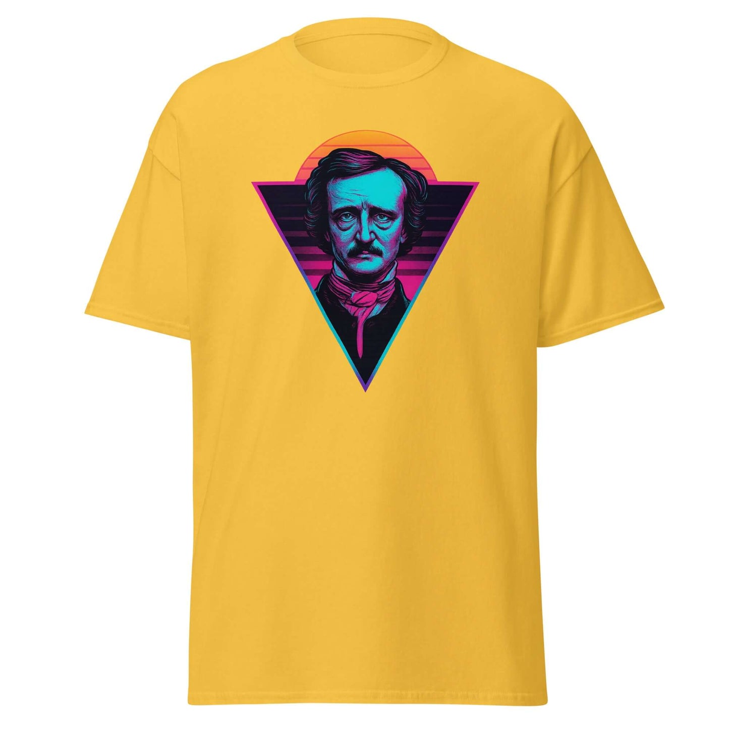 Edgar Allan Poe Neon Gothic Tee Obtuse Mongoose