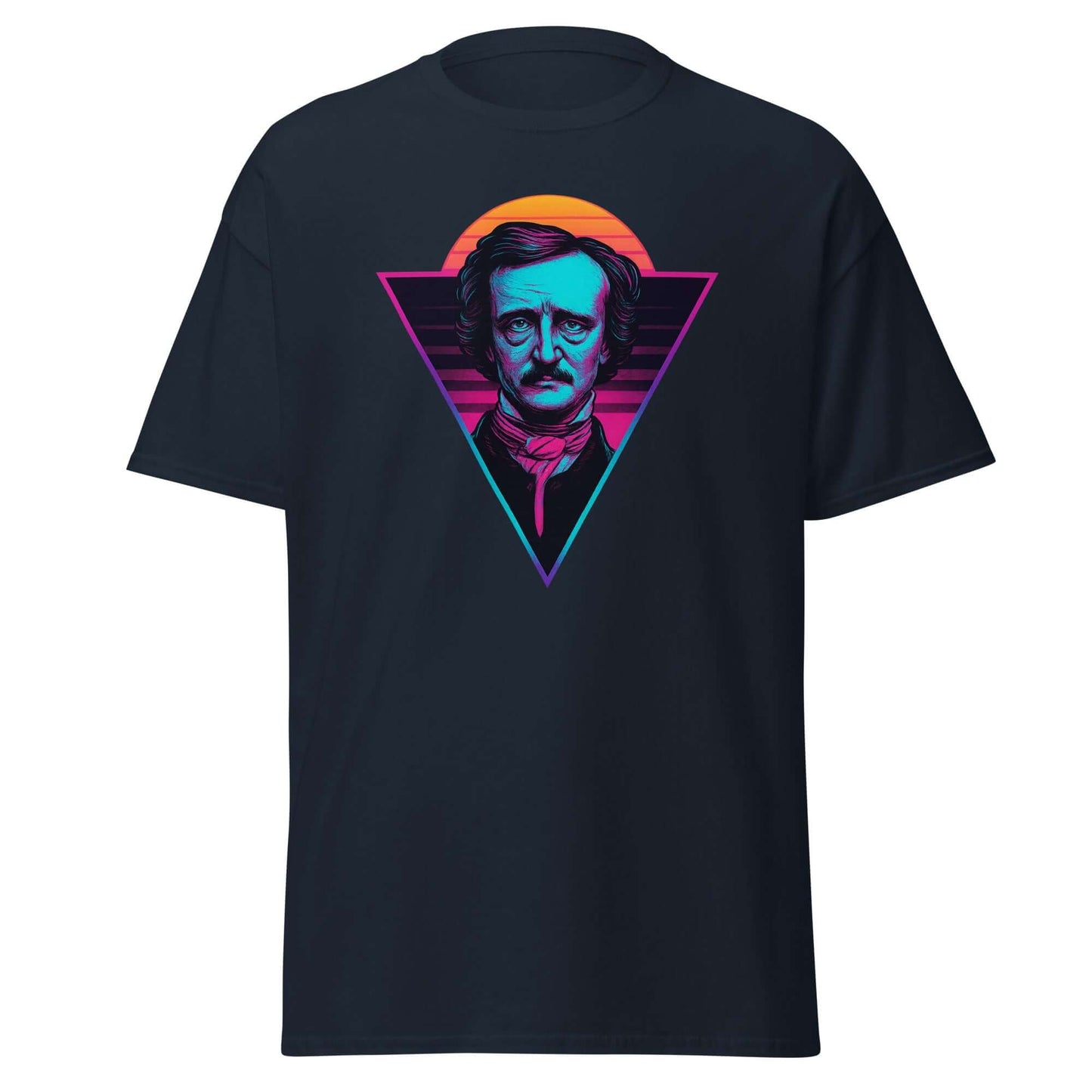 Edgar Allan Poe Neon Gothic Tee Obtuse Mongoose