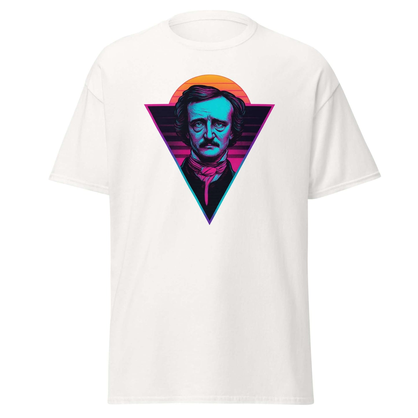 Edgar Allan Poe Neon Gothic Tee Obtuse Mongoose