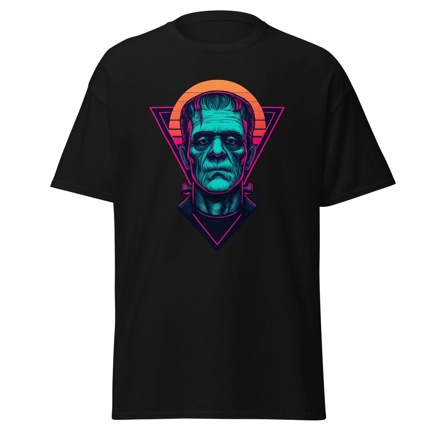 Frankensteins Monster Neon T-Shirt Obtuse Mongoose Retro Horror