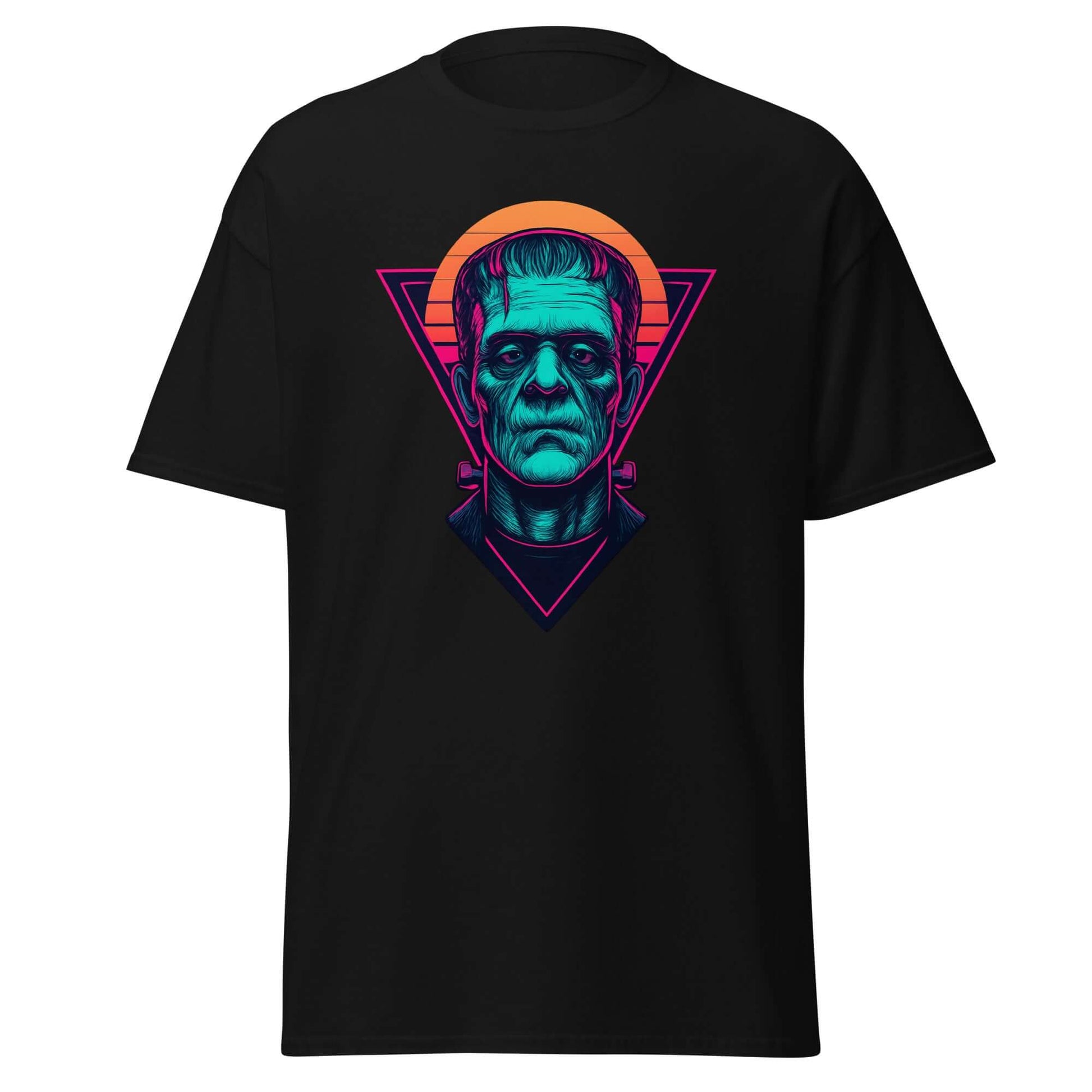 Frankensteins Monster Neon T-Shirt Obtuse Mongoose Retro Horror