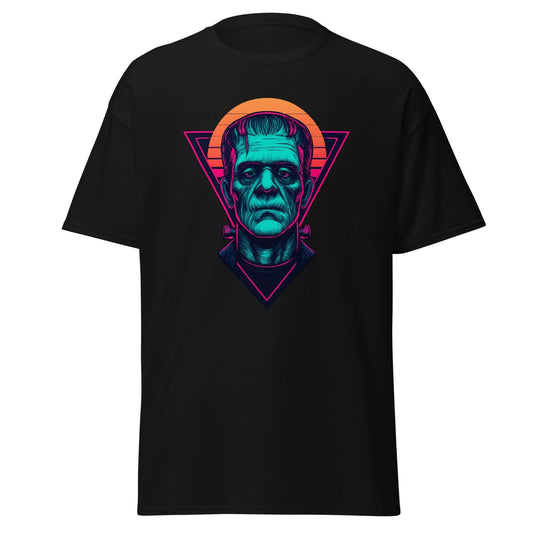 Frankensteins Monster Neon T-Shirt Obtuse Mongoose Retro Horror