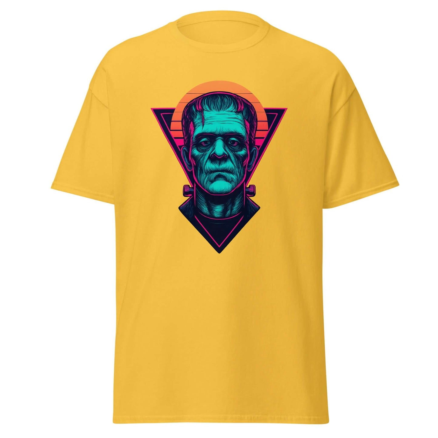 Frankensteins Monster Neon T-Shirt Obtuse Mongoose Retro Horror