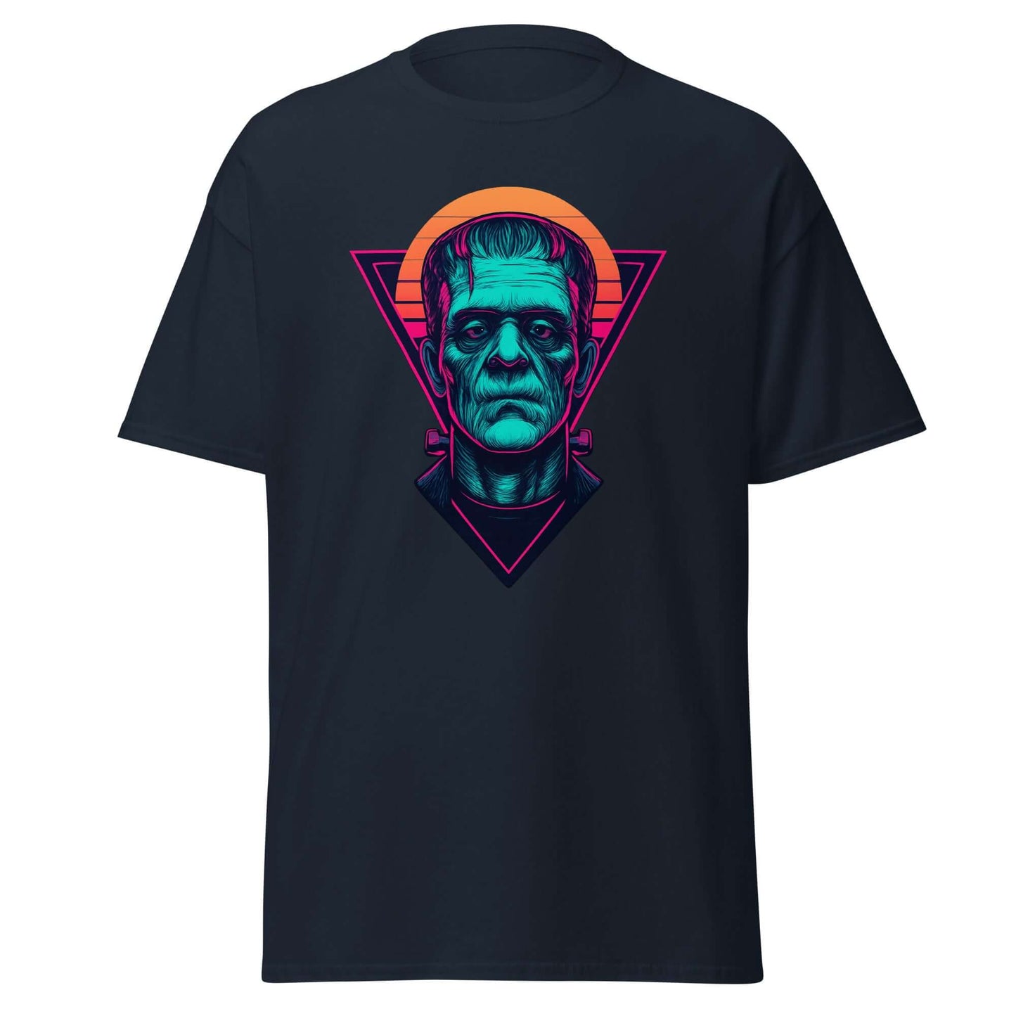 Frankensteins Monster Neon T-Shirt Obtuse Mongoose Retro Horror