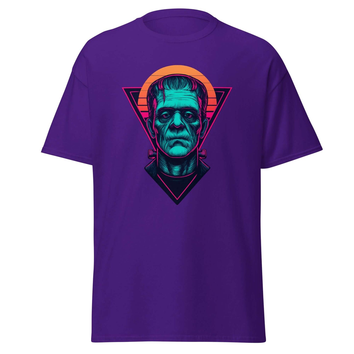 Frankensteins Monster Neon T-Shirt Obtuse Mongoose Retro Horror