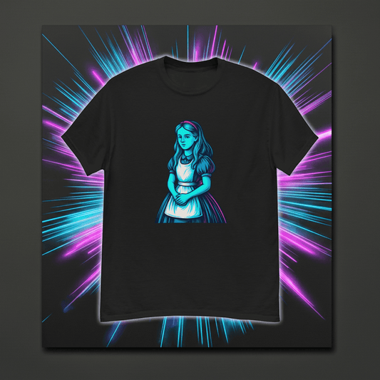 Retro Neon Alice in Wonderland T-Shirt