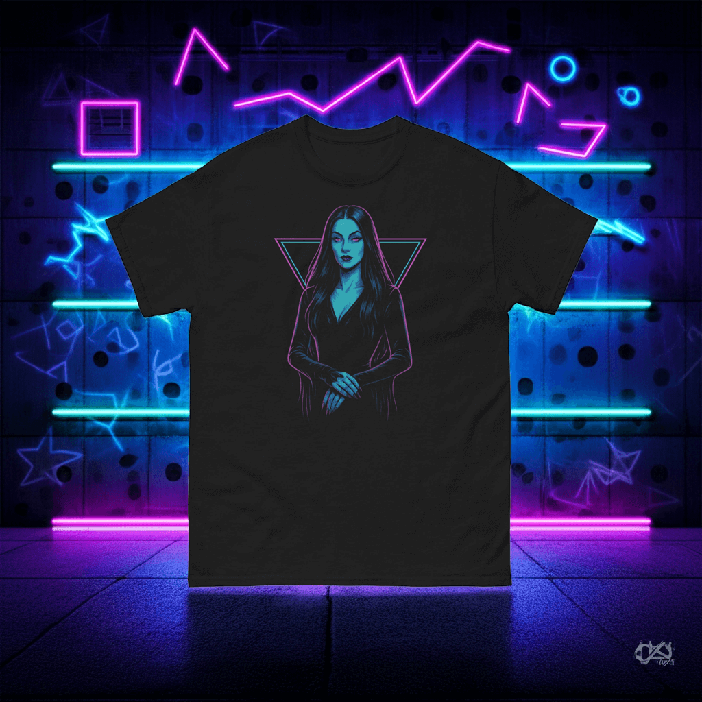 Mystic Gothic Woman T-Shirt Neon Darkwave Aesthetic Tee