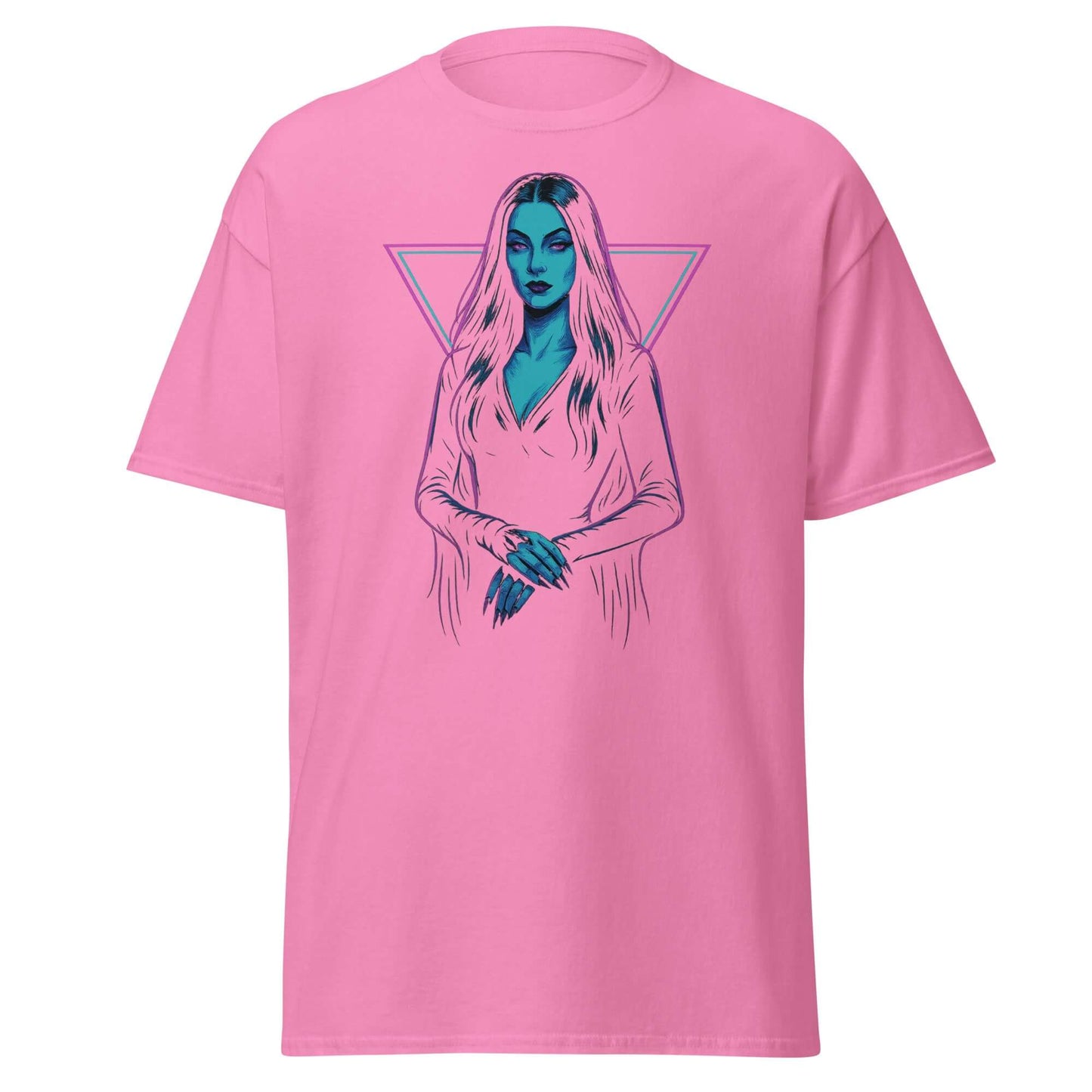 Mystic Gothic Woman T-Shirt Neon Darkwave Aesthetic Tee