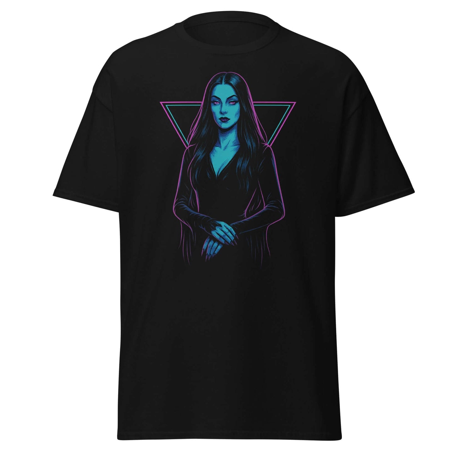 Mystic Gothic Woman T-Shirt Neon Darkwave Aesthetic Tee