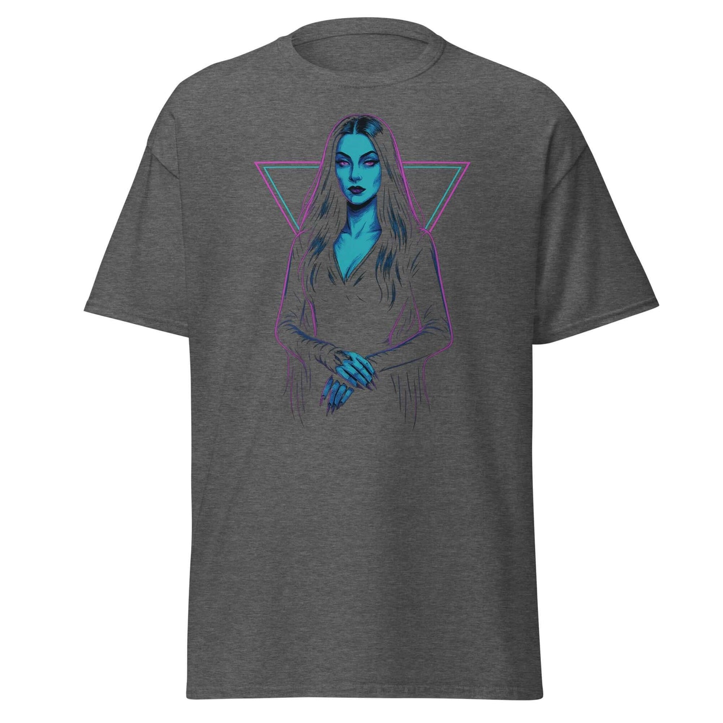 Mystic Gothic Woman T-Shirt Neon Darkwave Aesthetic Tee