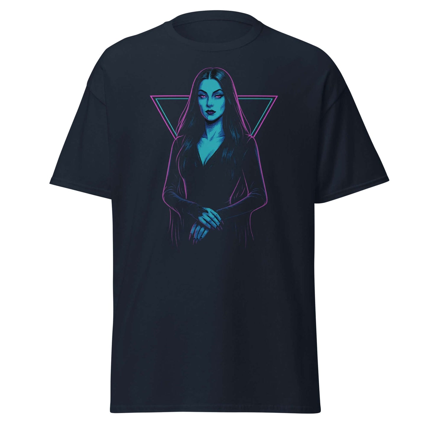 Mystic Gothic Woman T-Shirt Neon Darkwave Aesthetic Tee