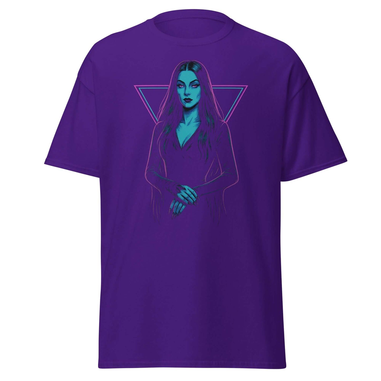 Mystic Gothic Woman T-Shirt Neon Darkwave Aesthetic Tee