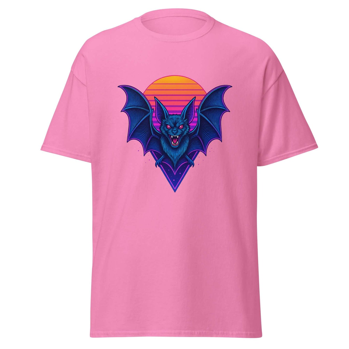 Neon Bat T-Shirt Gothic Retrowave Vampire Aesthetic Tee