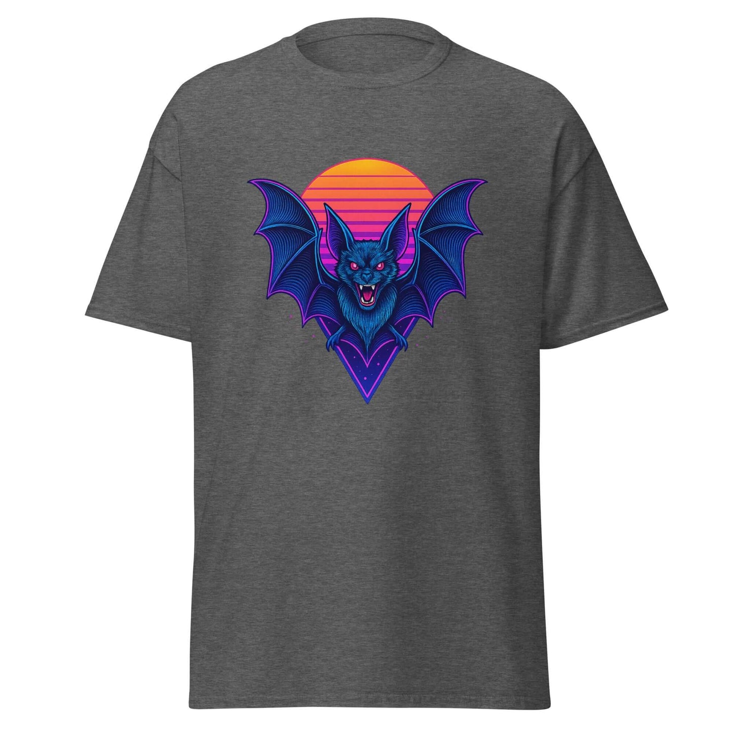 Neon Bat T-Shirt Gothic Retrowave Vampire Aesthetic Tee