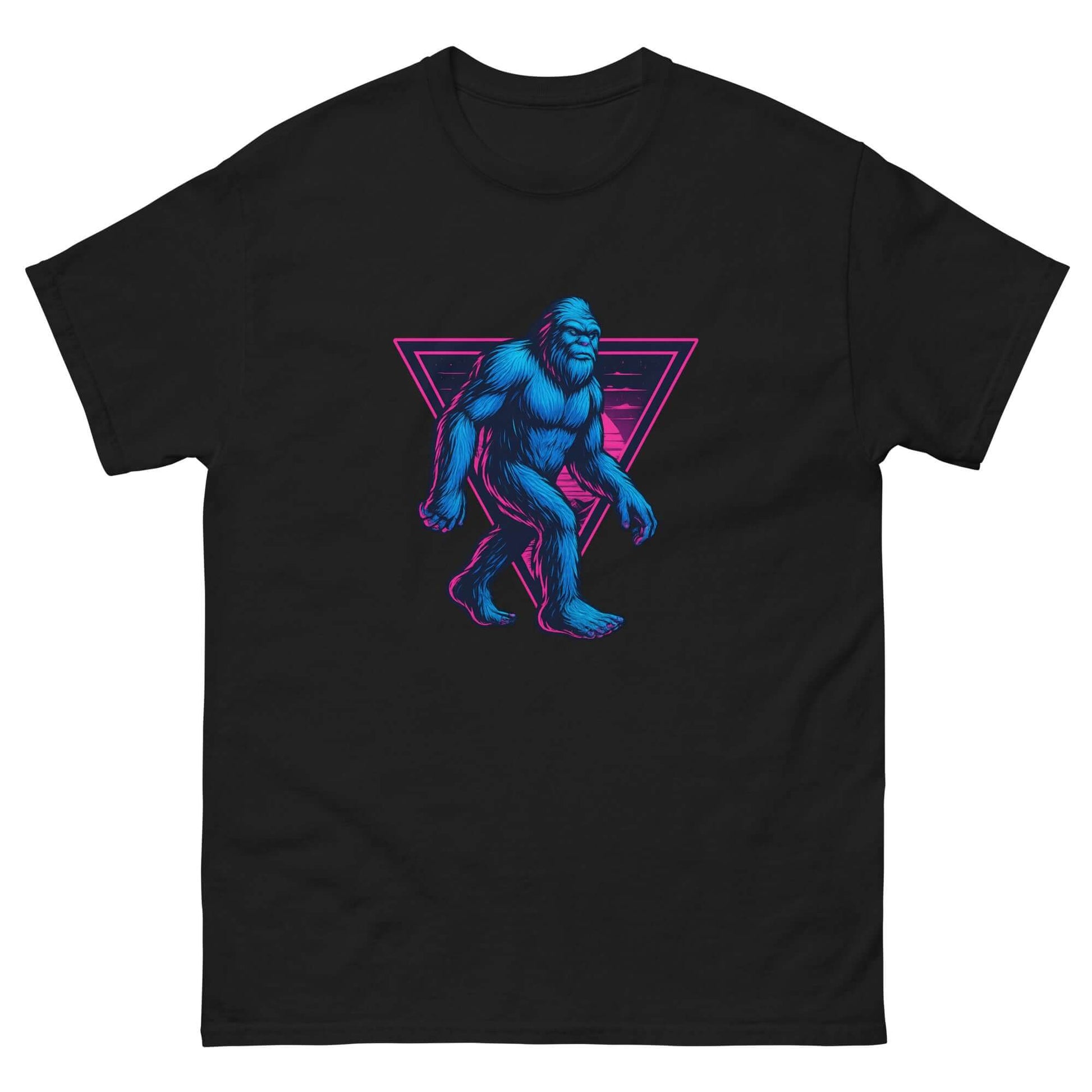Neon Bigfoot T-Shirt – Retro Cryptid Streetwear