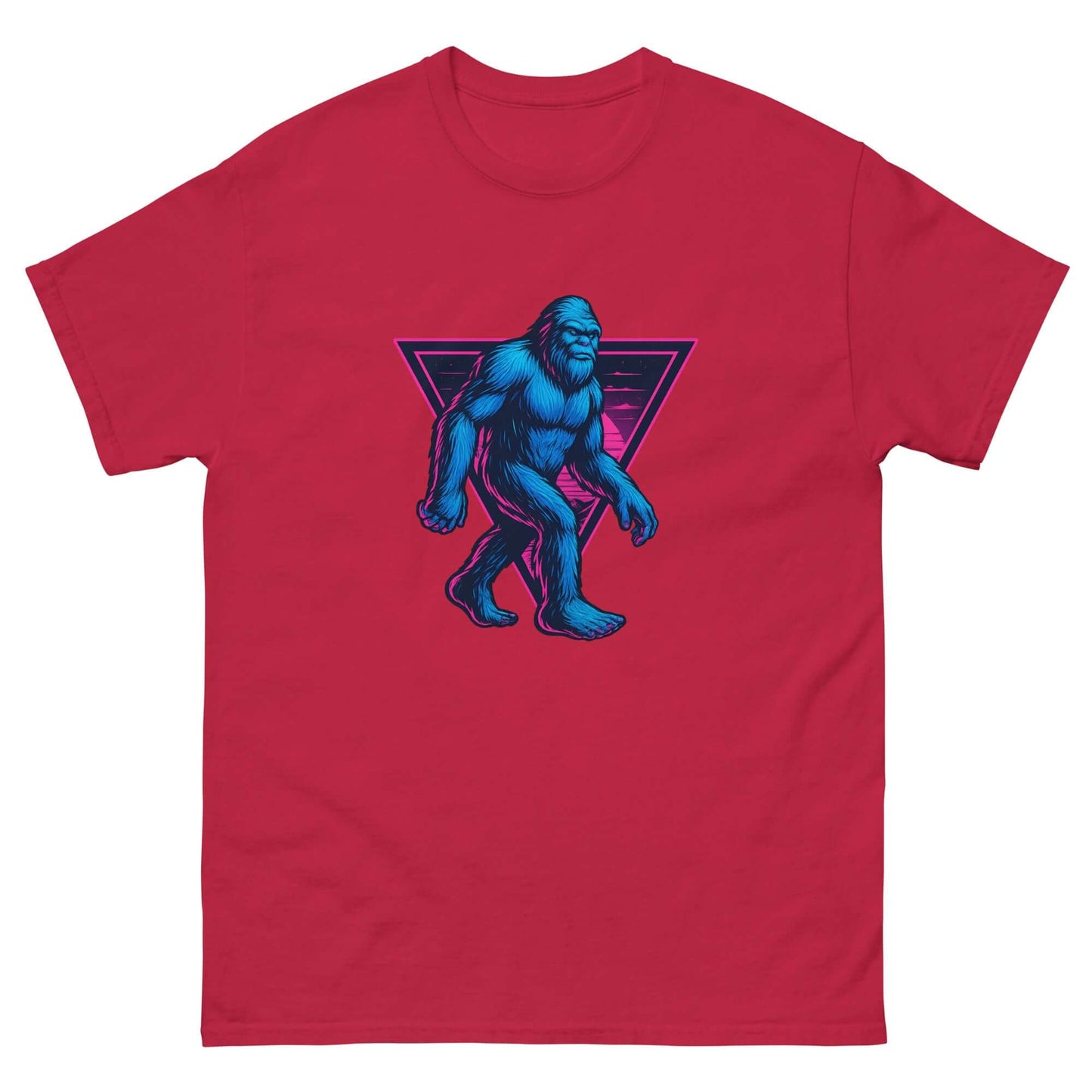 Neon Bigfoot T-Shirt – Retro Cryptid Streetwear