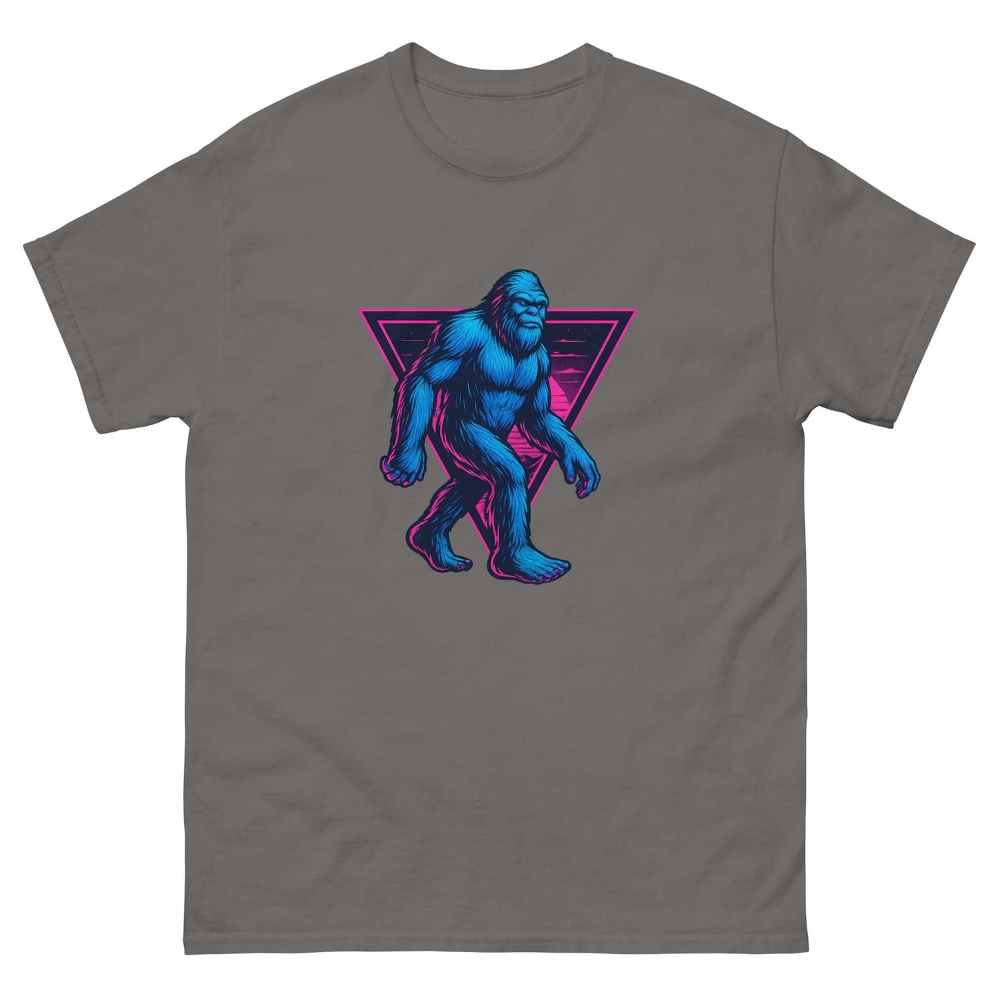 Neon Bigfoot T-Shirt – Retro Cryptid Streetwear