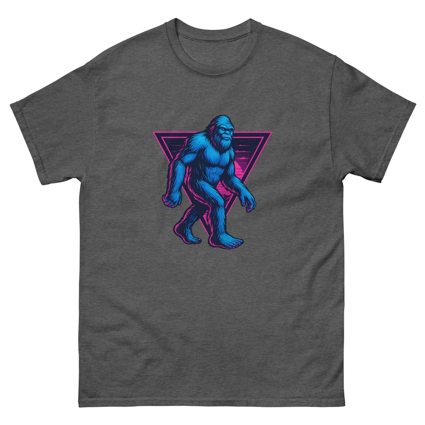 Neon Bigfoot T-Shirt – Retro Cryptid Streetwear