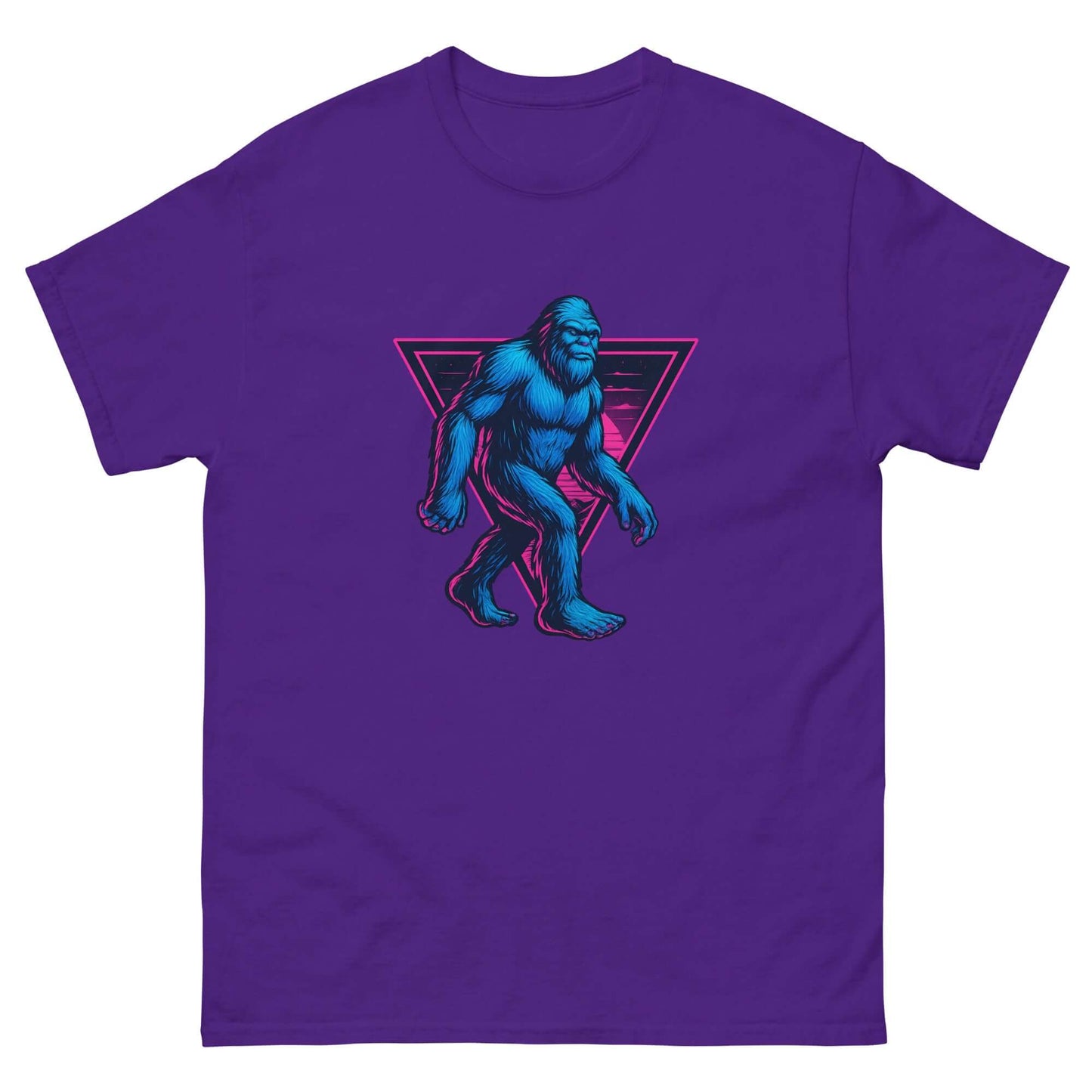 Neon Bigfoot T-Shirt – Retro Cryptid Streetwear