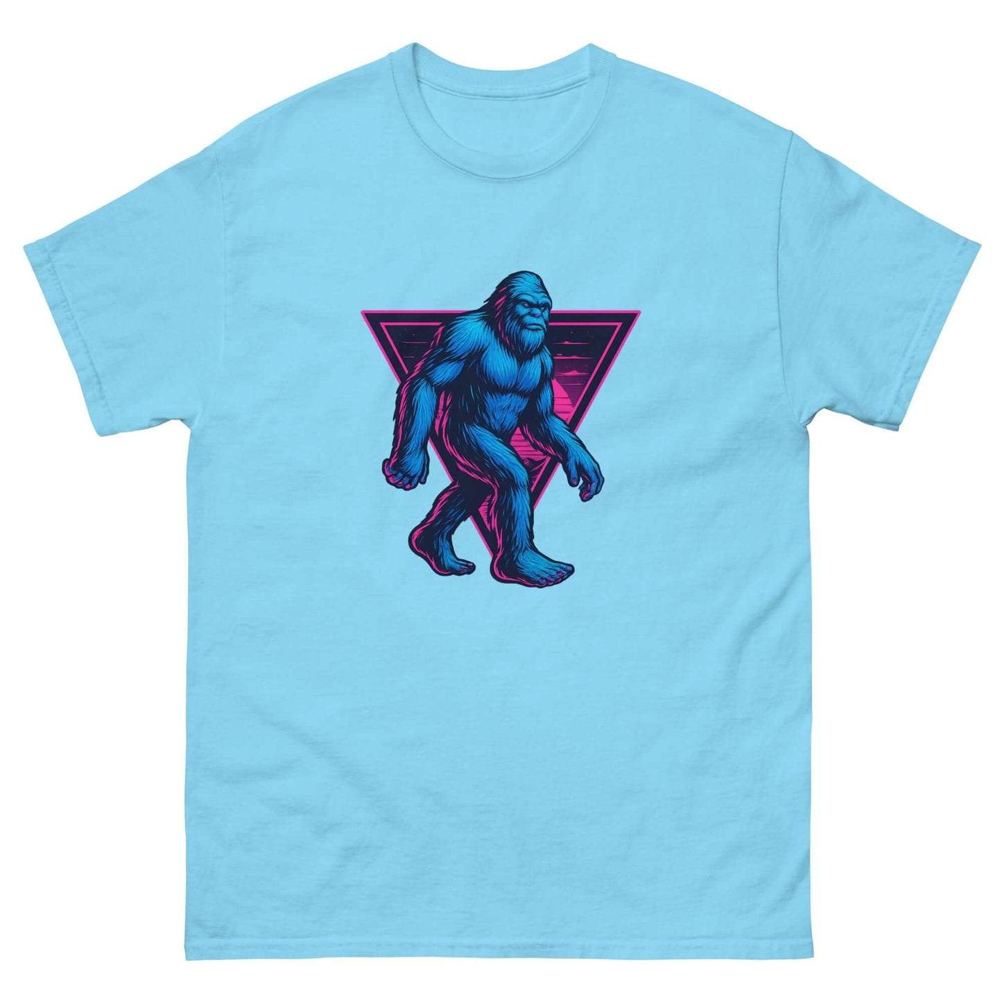 Neon Bigfoot T-Shirt – Retro Cryptid Streetwear