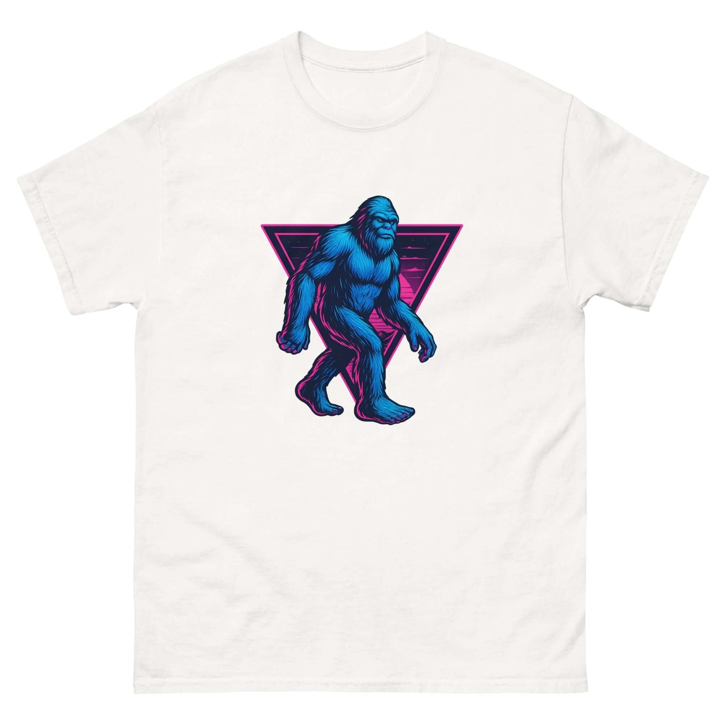 Neon Bigfoot T-Shirt – Retro Cryptid Streetwear
