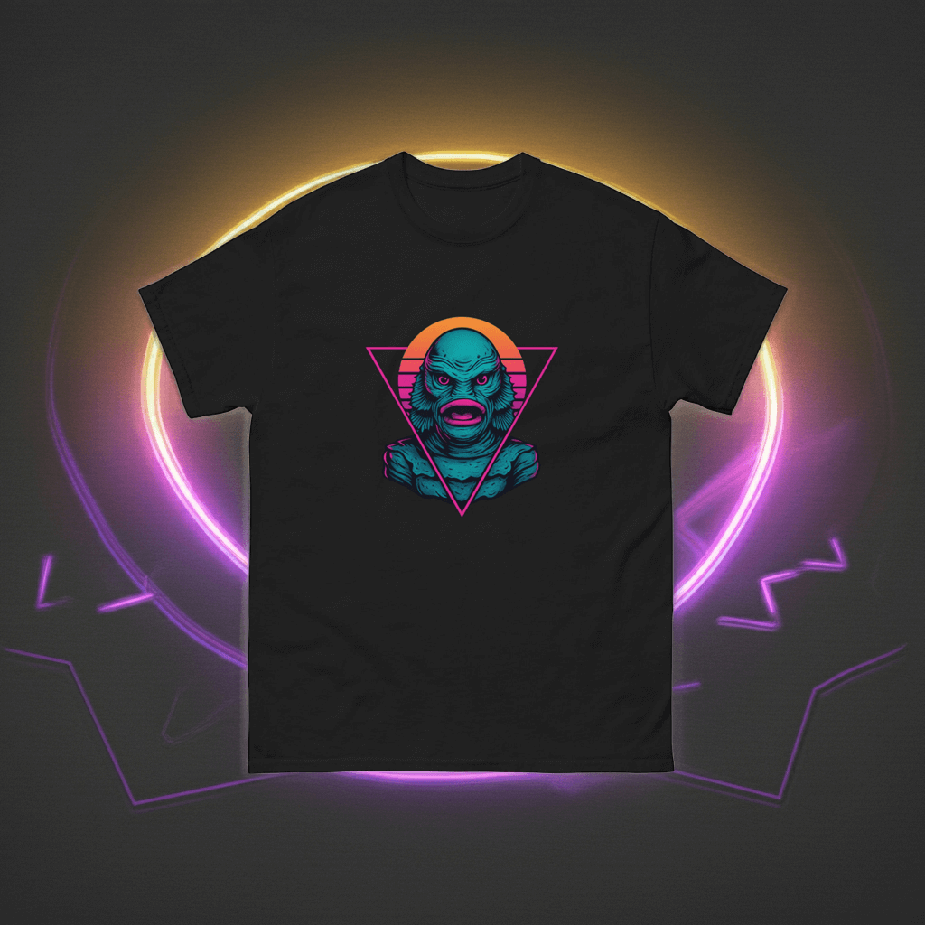 Neon Creature from the Black Lagoon T-Shirt