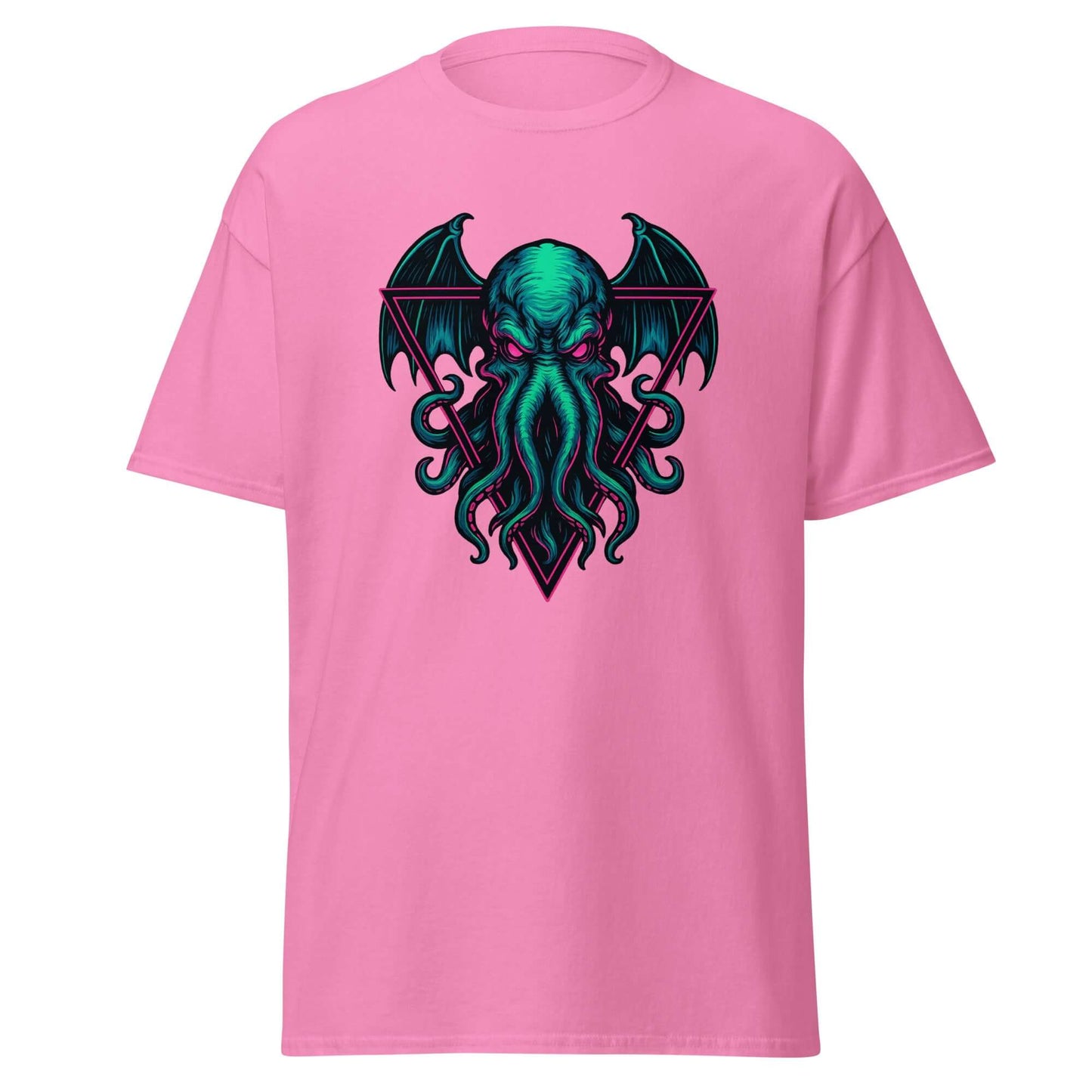 Neon Cthulhu T-Shirt Obtuse Mongoose- Cosmic Horror Streetwear