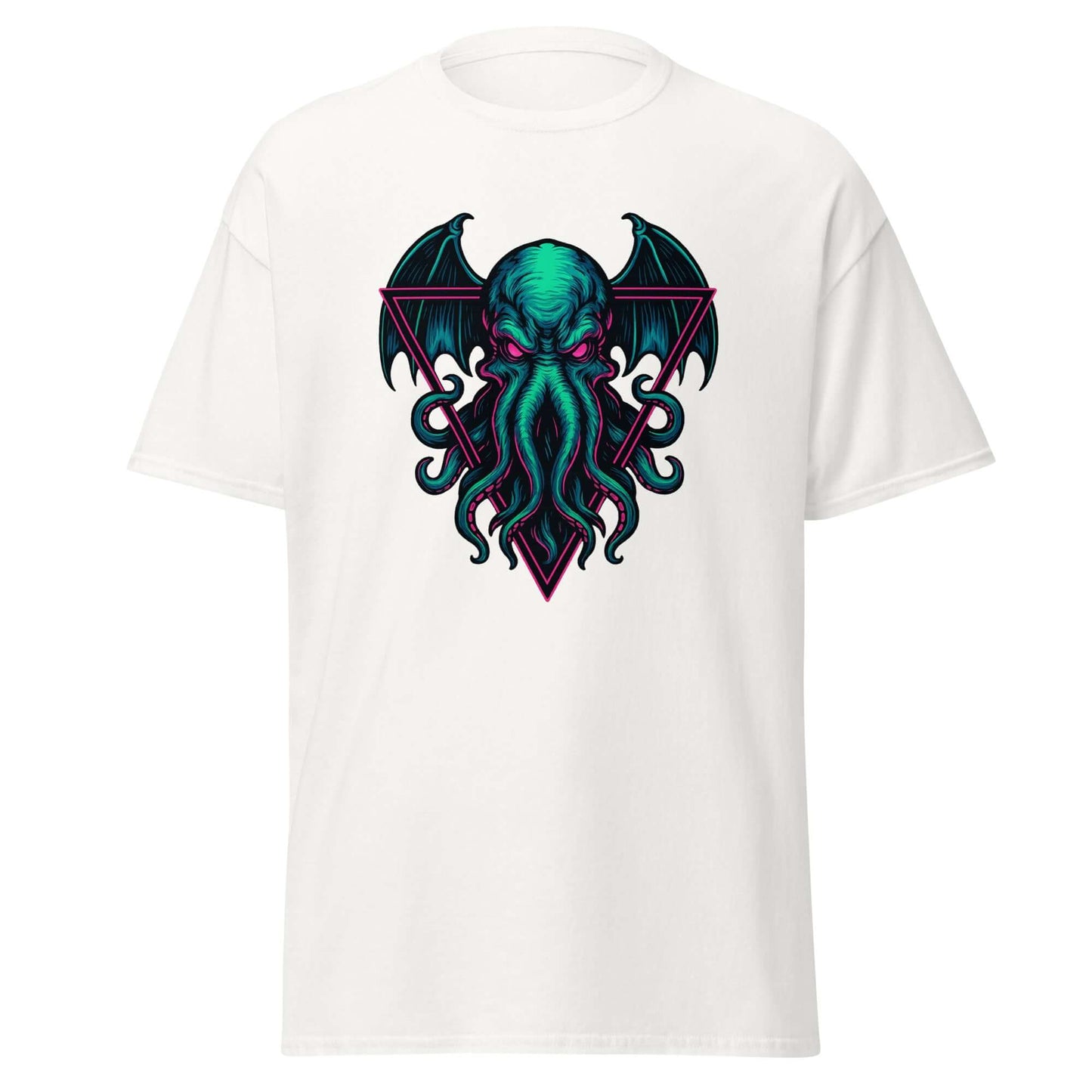 Neon Cthulhu T-Shirt Obtuse Mongoose- Cosmic Horror Streetwear