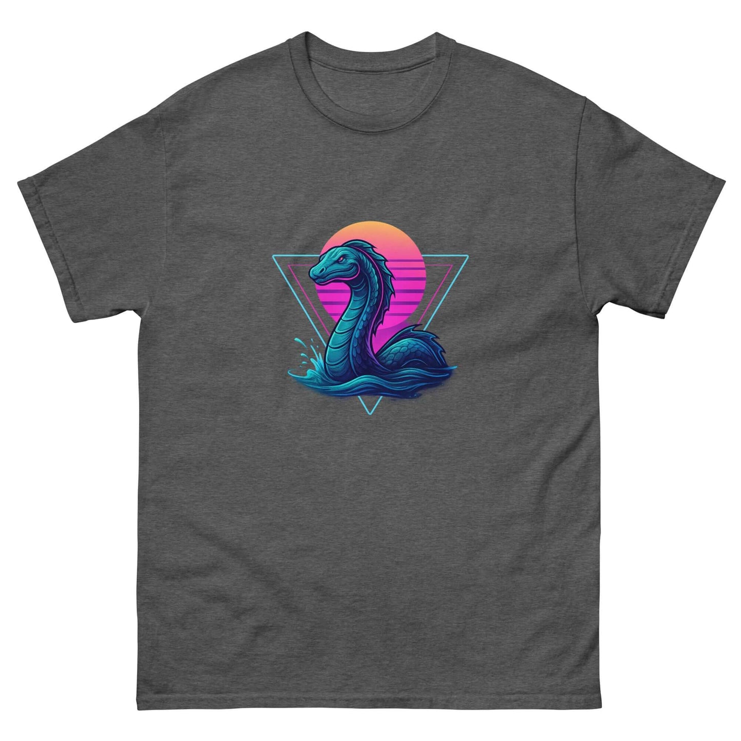 Neon Loch Ness Monster T-Shirt | Retro Cryptid Tee