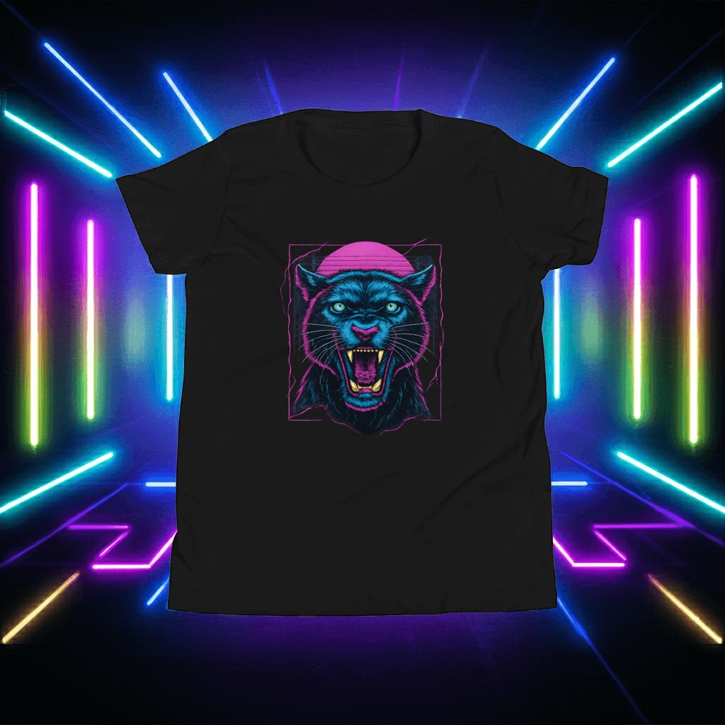 Panther Youth T-Shirt Obtuse Mongoose - Unisex Tee