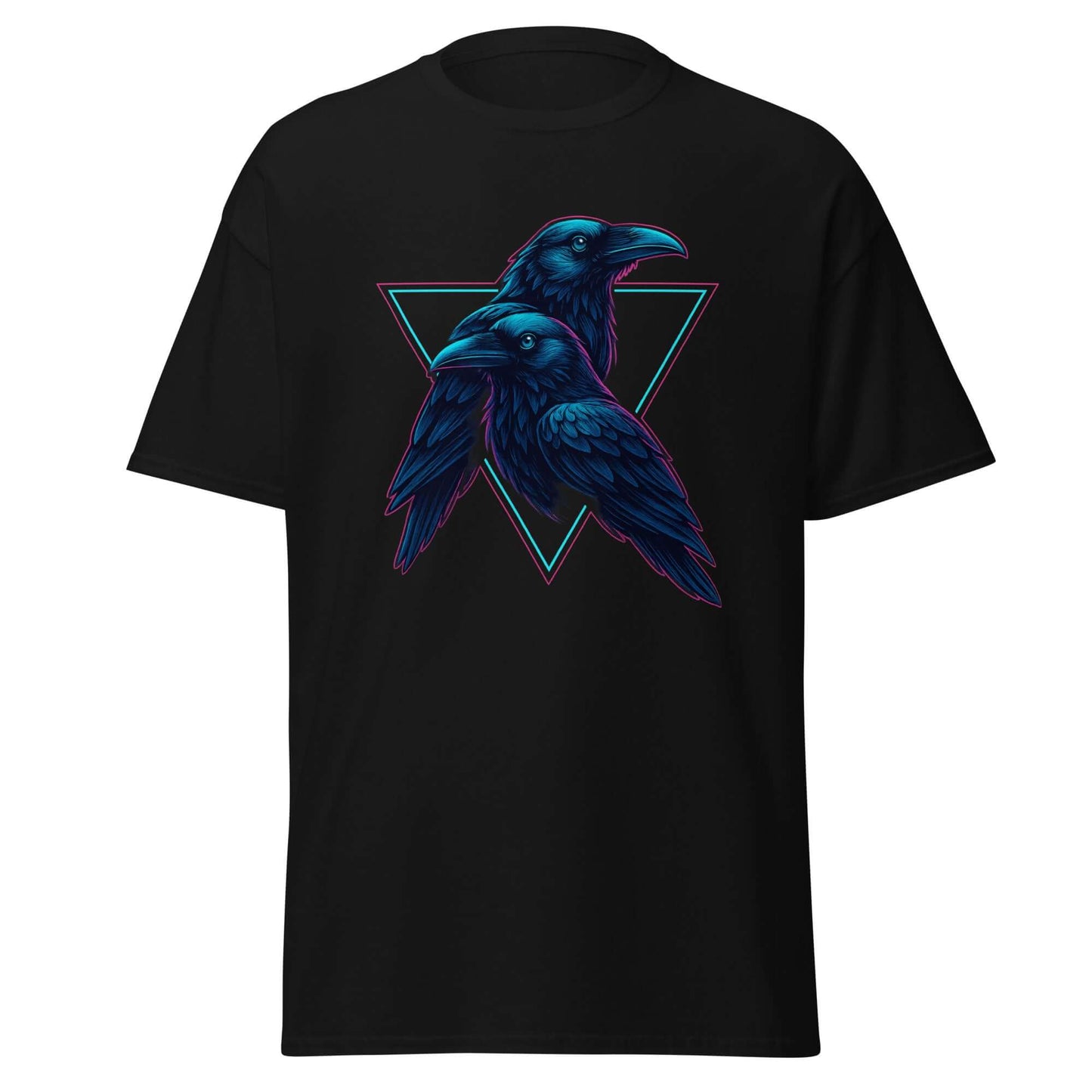 Raven Duo Neon T-Shirt Dark Streetwear Obtuse Mongoose