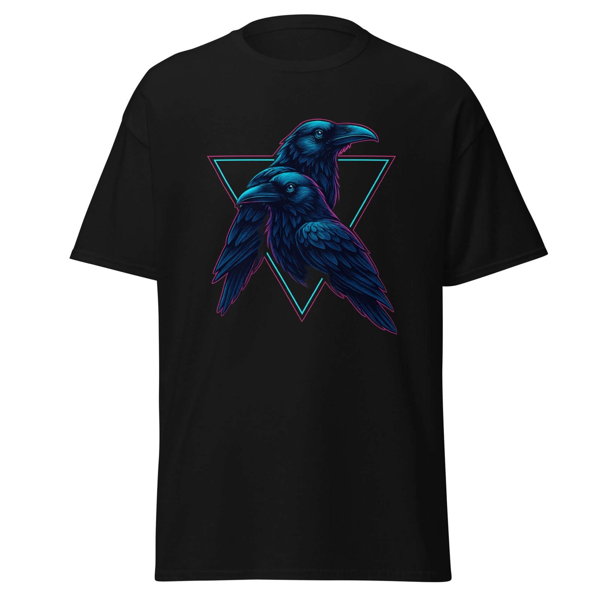 Raven Duo Neon T-Shirt Dark Streetwear Obtuse Mongoose