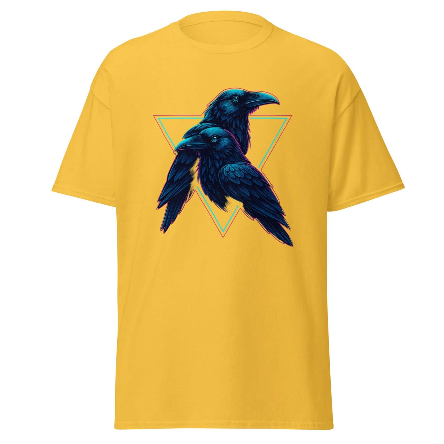 Raven Duo Neon T-Shirt Dark Streetwear Obtuse Mongoose