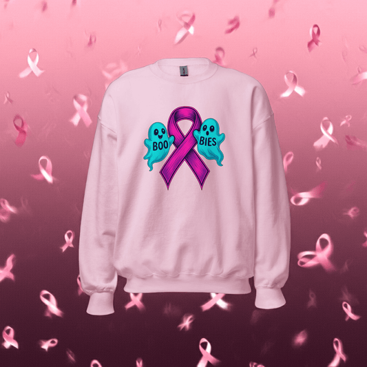 Spooky Breast Cancer Awareness Sweater